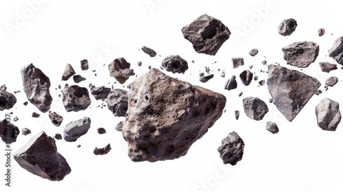 Asteroid Field Generative AI photo
