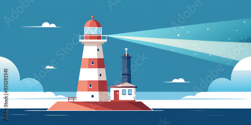 lighthouse on the island