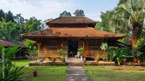 Enchanted Wooden Abode Amidst Palm Oasis