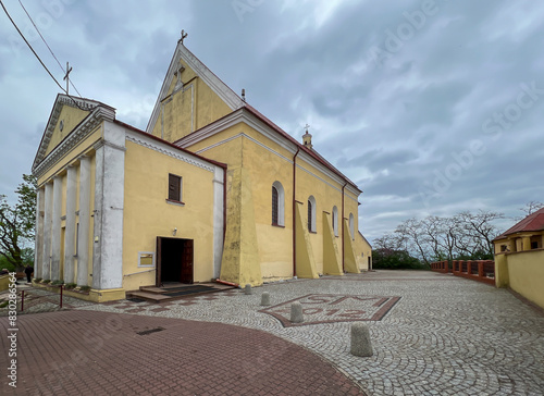 Church in the town of Gora Swietej Malgorzaty (Saint Margaret's Mount) in Poland photo
