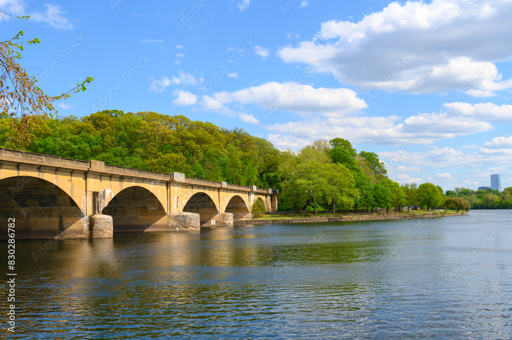 Philadelphia Reading Bridge crossing the Schuylkill River Philadelphia Reading Bridge crossing the Schuylkill River