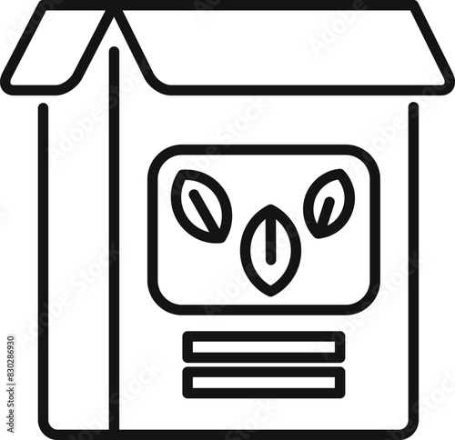 Simple line drawing of a mailbox with an owl face for creative design use