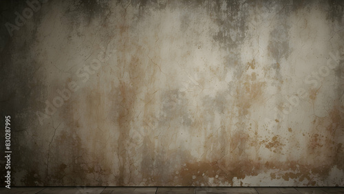 Grunge vintage wall and floor