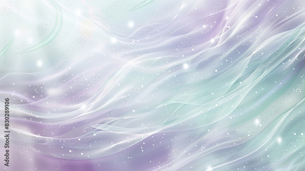 Calm background lavender and mint hues delicate wave-like patterns backdrop Calm background lavender and mint hues delicate wave-like patterns backdrop