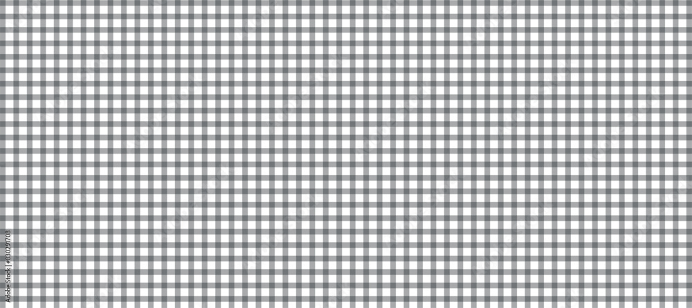 Black and white plaid fabric texture as a background Black and white plaid fabric texture as a background