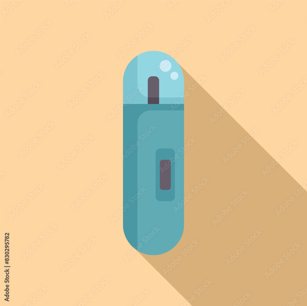 Perfect for hygienerelated designs, a simple soap dispenser vector on a beige background