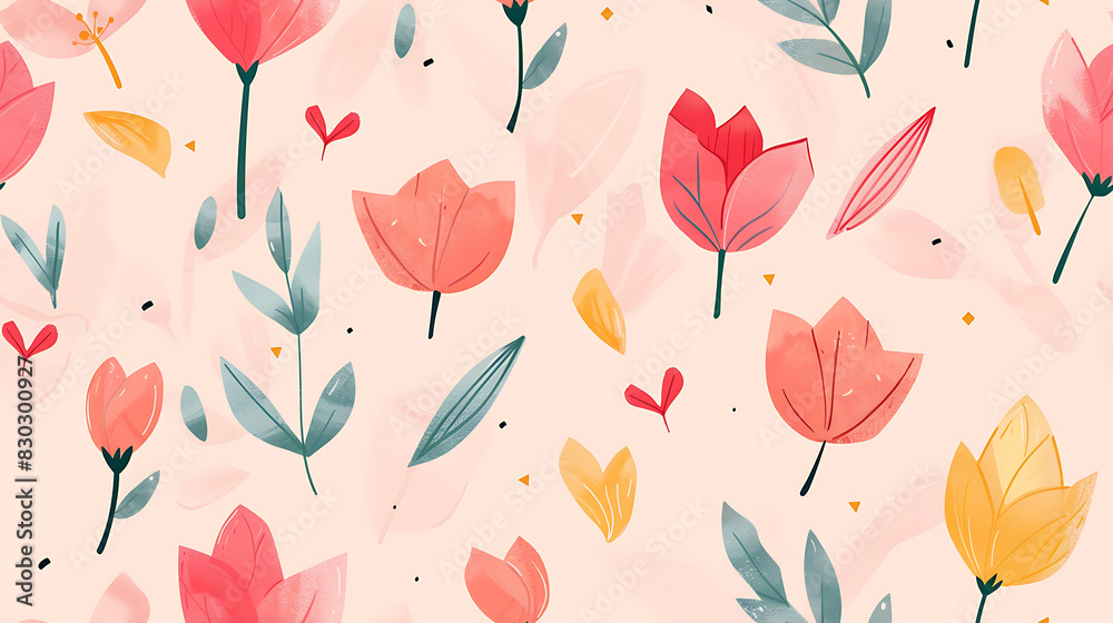 Obraz premium floral illustration