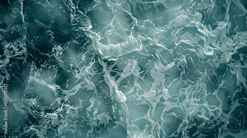 Natural texture of agitated sea surface