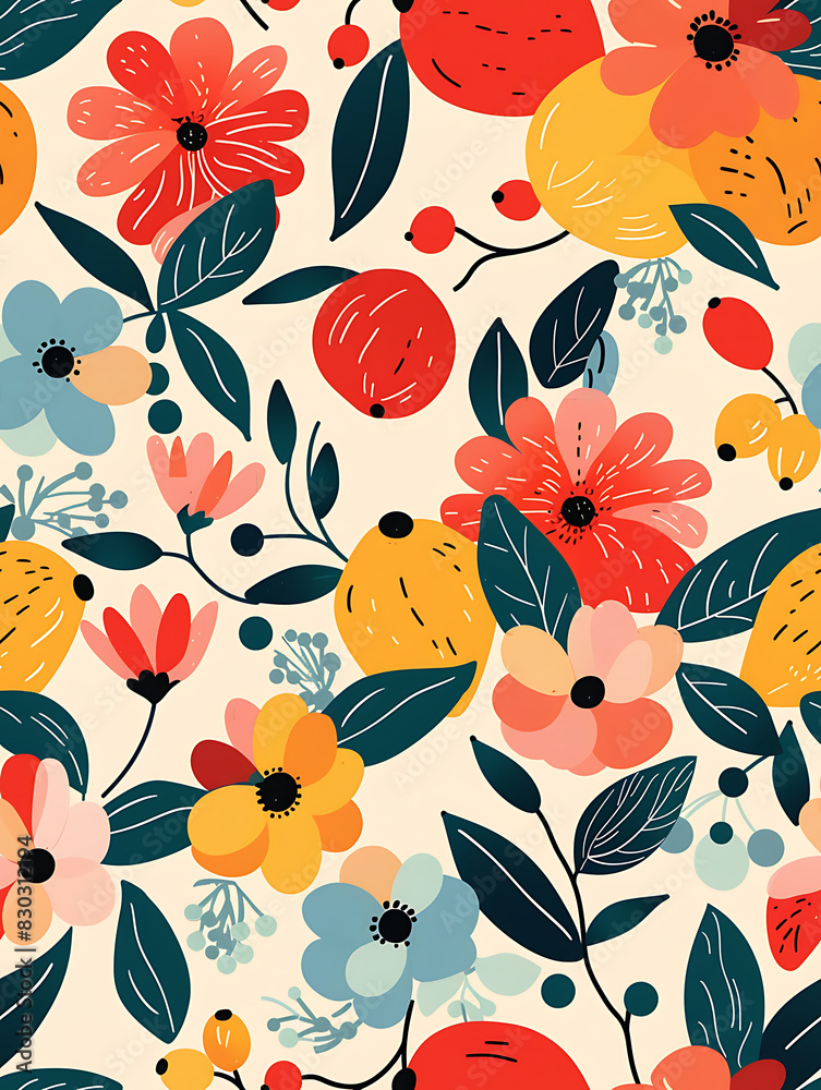Obraz premium floral illustration