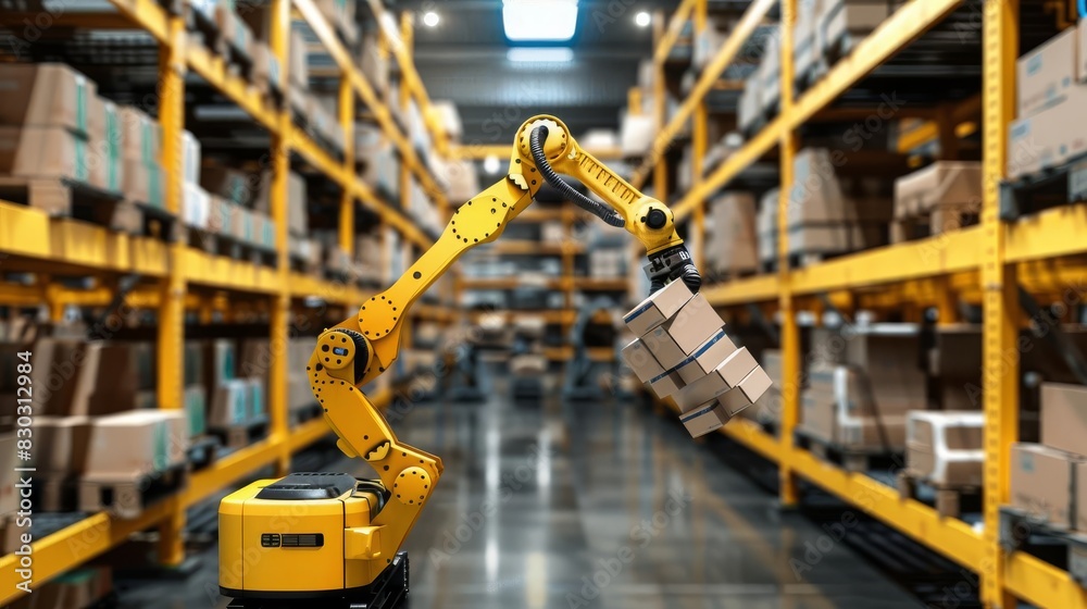 robotic arms in warehouse for automation and inventory management robotic arms in warehouse for automation and inventory management
