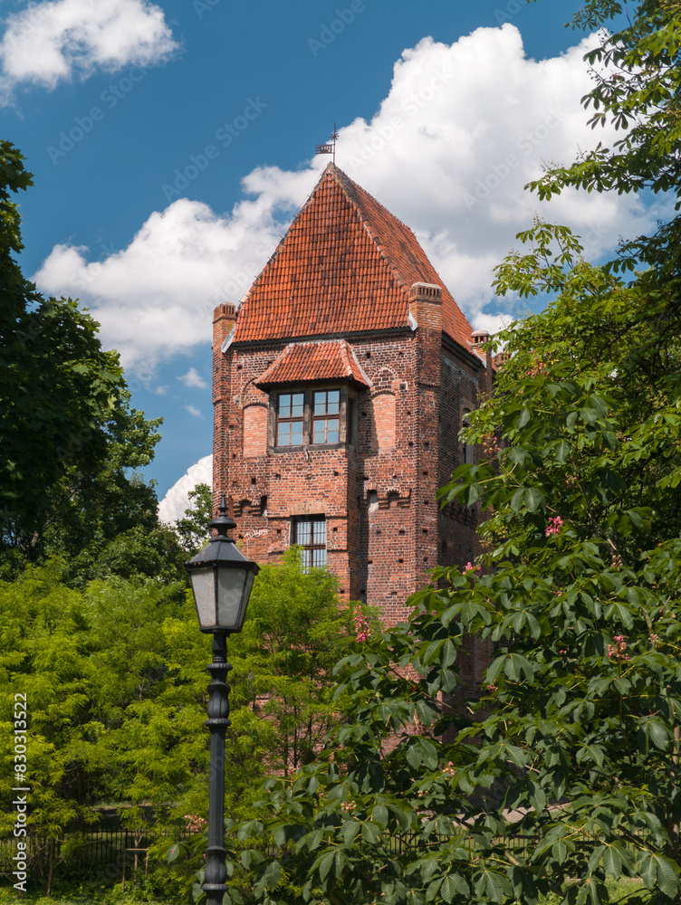Halszka's tower (Baszta Halszki) in Szamotuły, Wilkopolskie, Poland