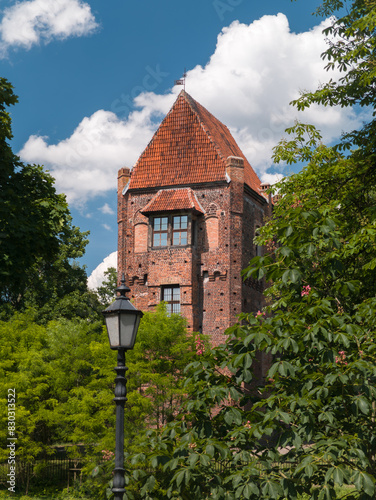 Obraz na płótnie Halszka's tower (Baszta Halszki) in Szamotuły, Wilkopolskie, Poland w salonie