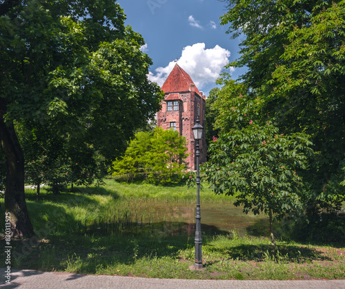 Halszka's tower (Baszta Halszki) in Szamotuły, Wilkopolskie, Poland