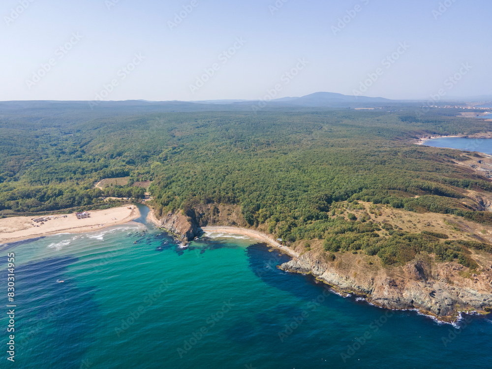 Black sea coast near Silistar beach, Bulgaria