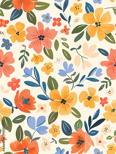 floral print graphic