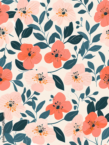 floral print graphic