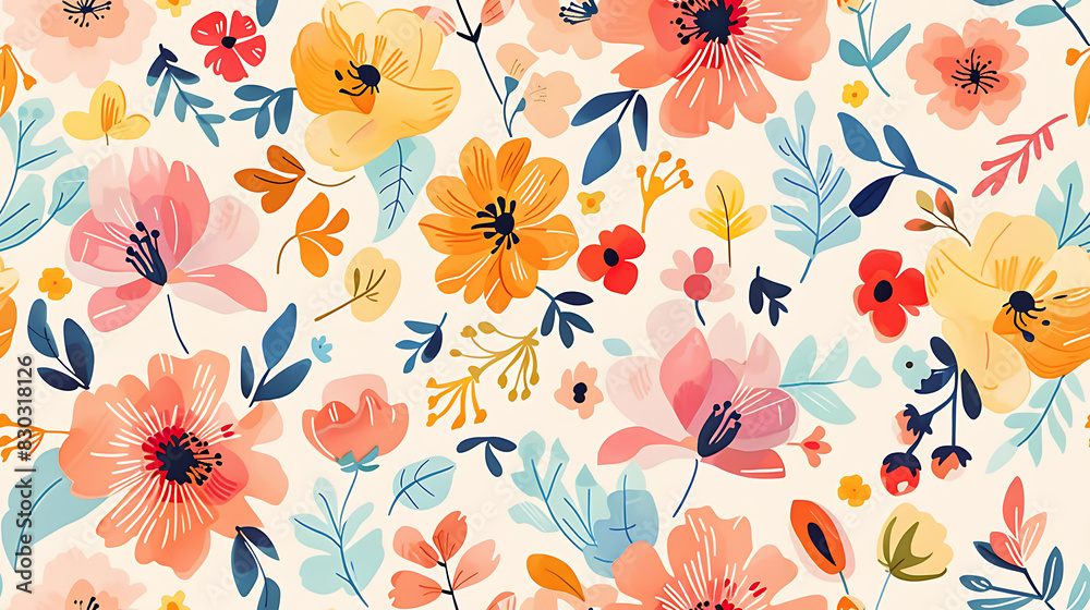 flower print graphic illustration flower print graphic illustration