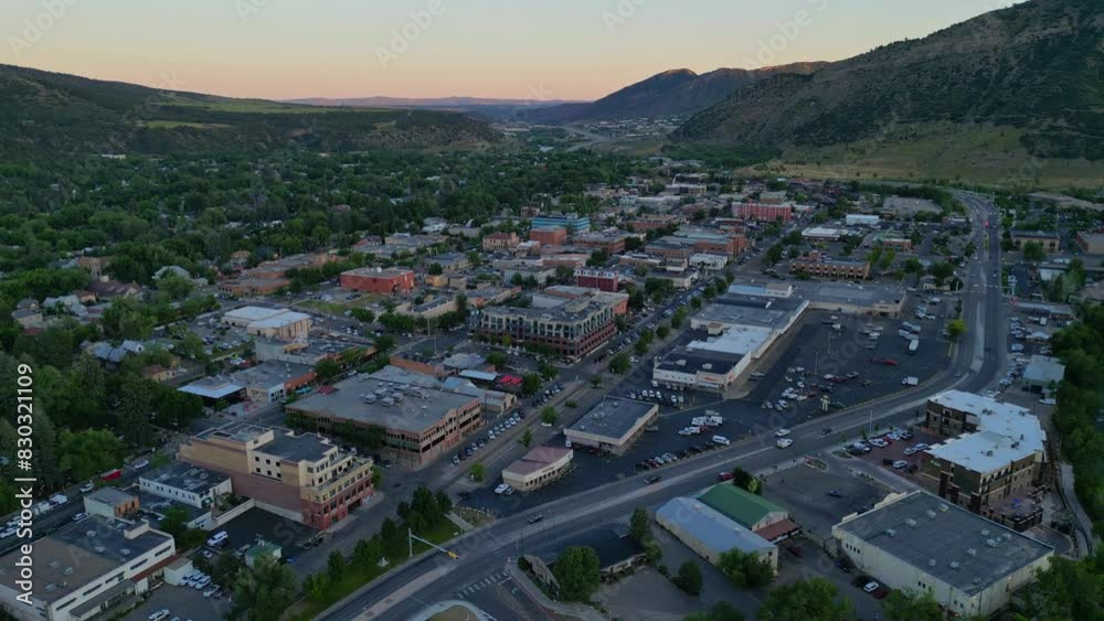 Beautiful City of Durango, Drone View, Durango, Colorado Beautiful City of Durango, Drone View, Durango, Colorado