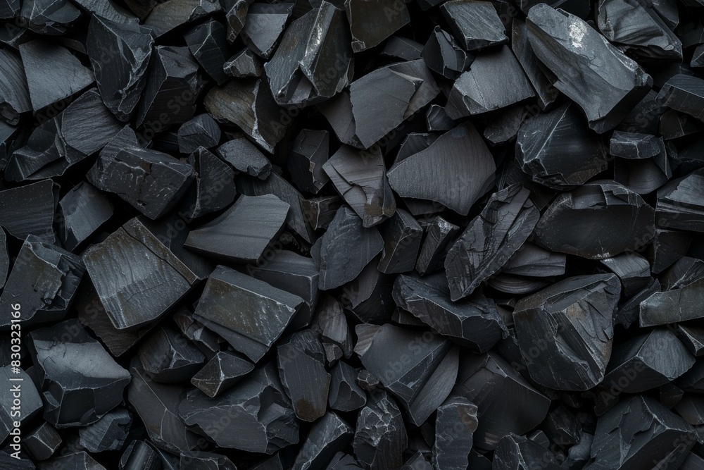 Pile of black rocks Pile of black rocks