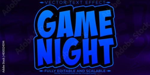 Editable text effect, editable emote icon and trendy customizable font style