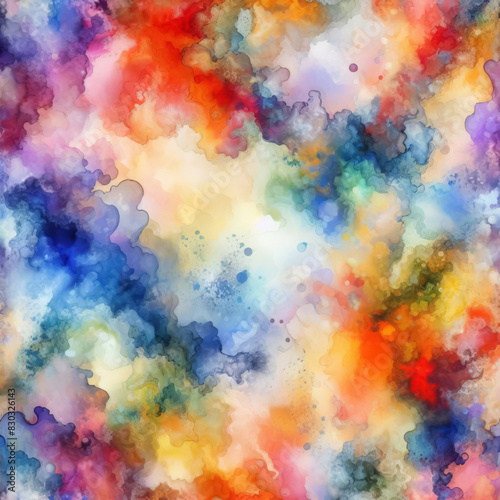 Beautiful Abstract Colorful Watercolor Background © lali