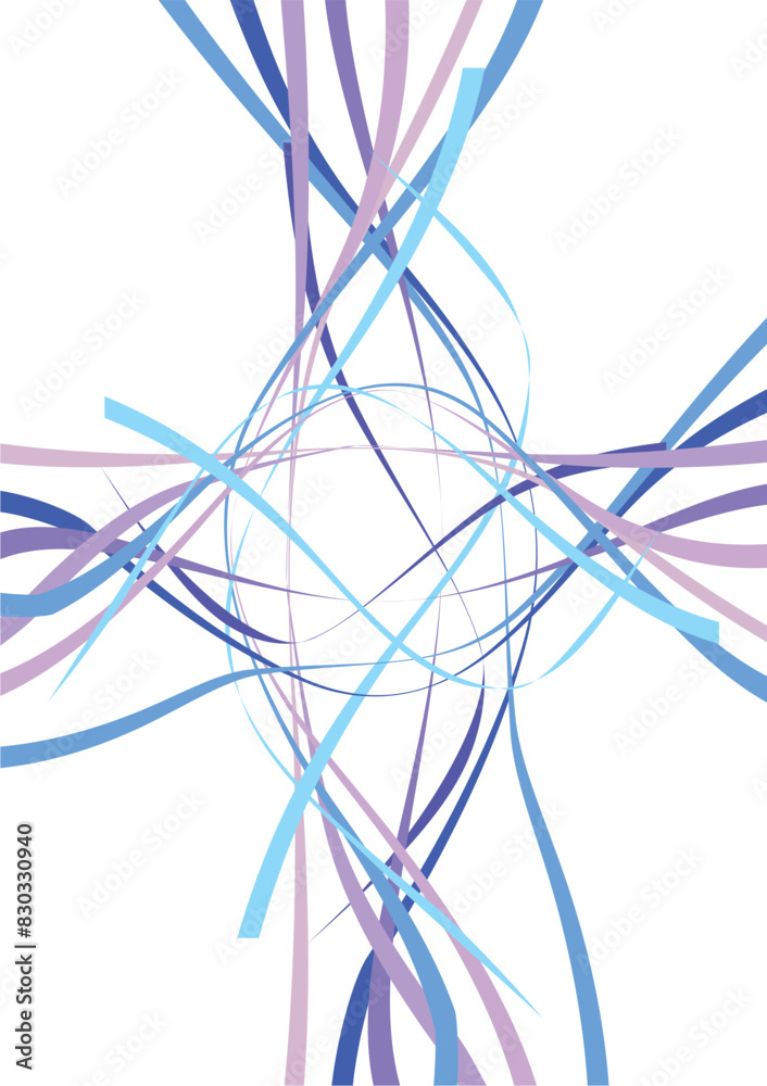 Work in blue tones uses lines to create a halo. Used in decoration Work in blue tones uses lines to create a halo. Used in decoration