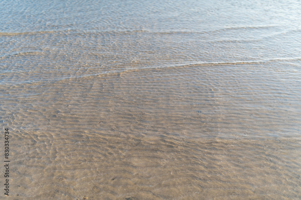 Obraz premium 砂浜と波