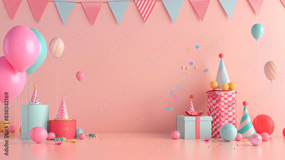 Creative Wide Copy Space Ideas for Birthday Celebrations Creative Wide Copy Space Ideas for Birthday Celebrations