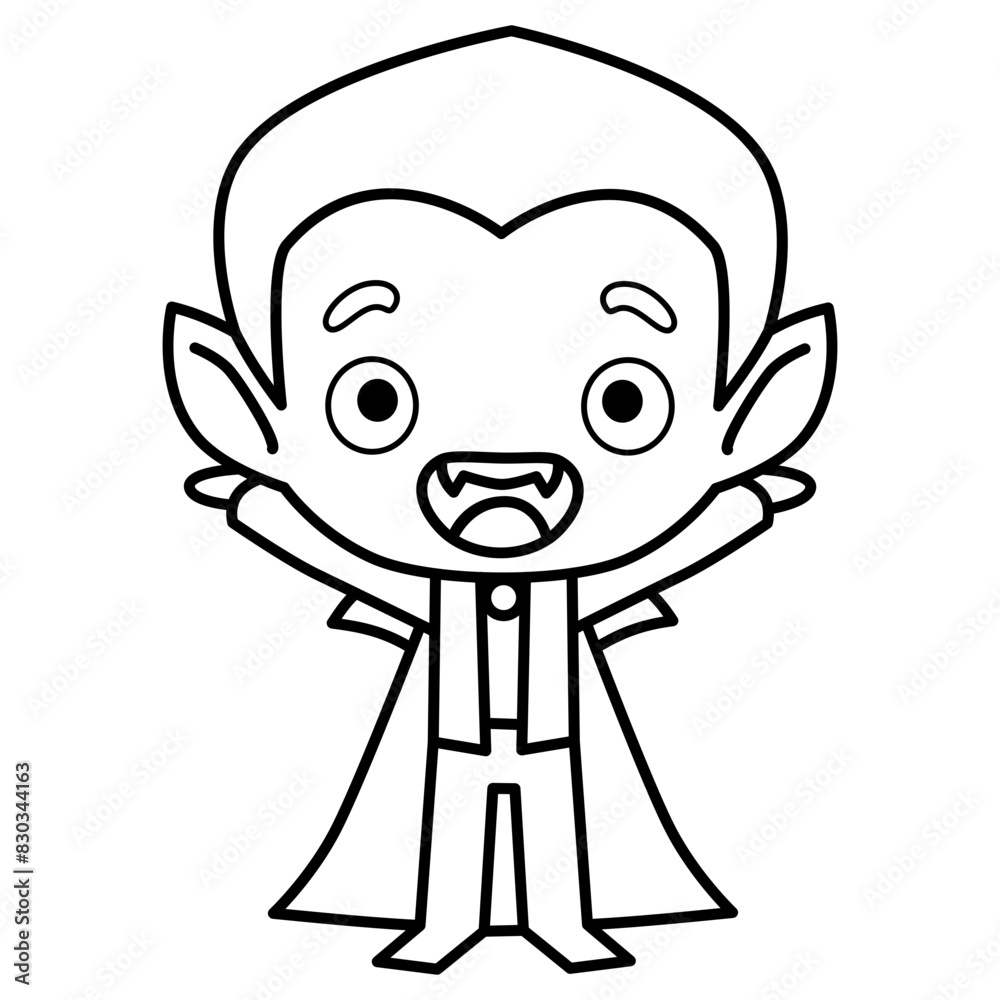 Vampire Outline Vampire Outline