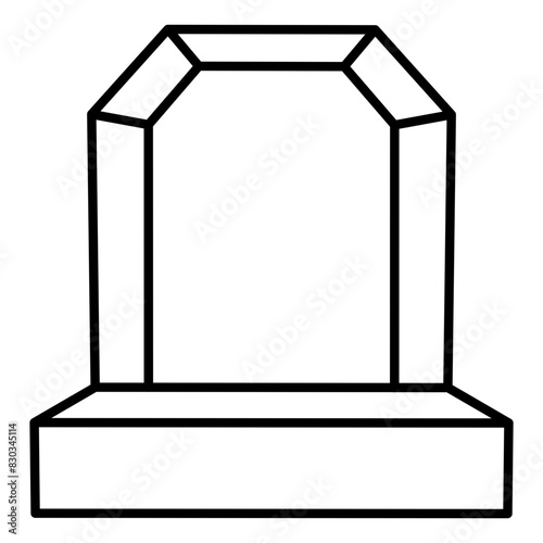 Tombstone Outline