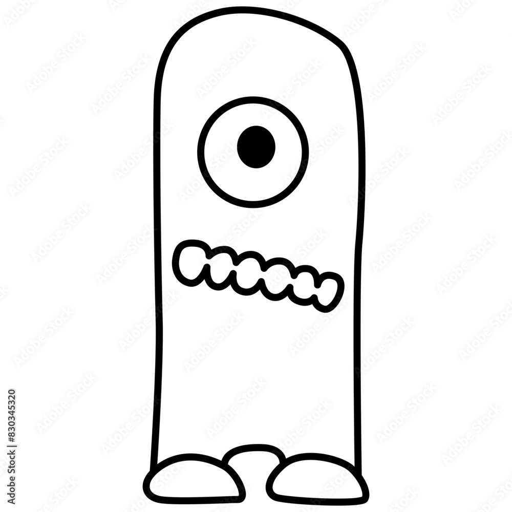 Monster Outline Monster Outline