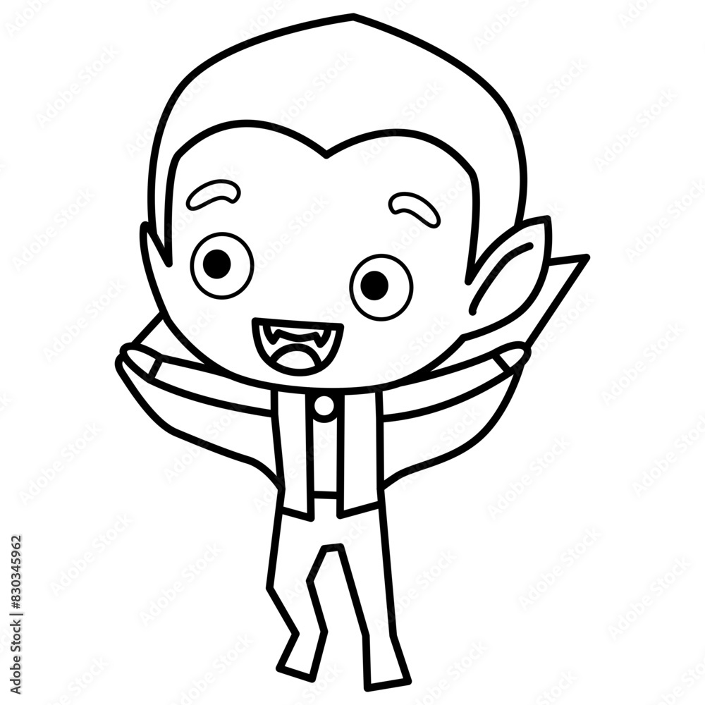 Obraz premium Vampire Outline
