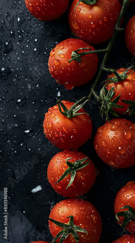 tomatoes and water