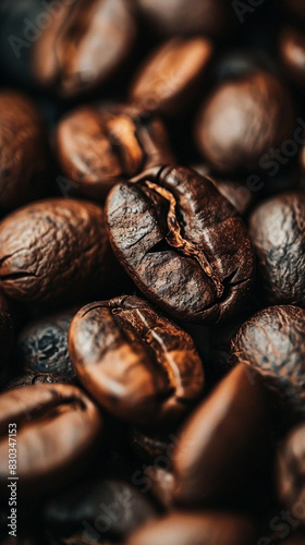 coffee beans close up