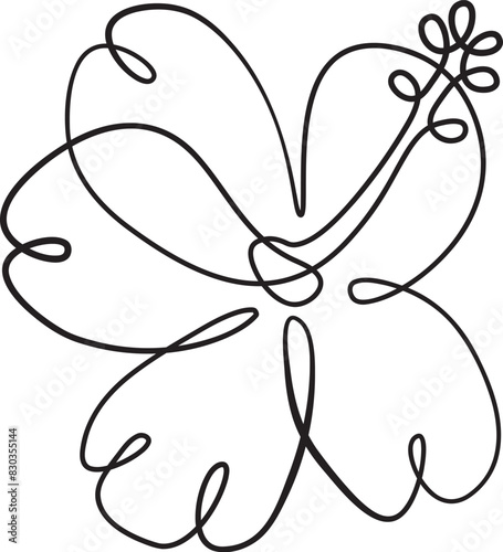 Wallpaper Mural Flower Sketch Outline Torontodigital.ca