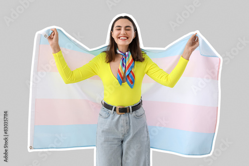 Young woman with transgende...