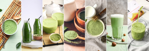 Collection of matcha bevera...
