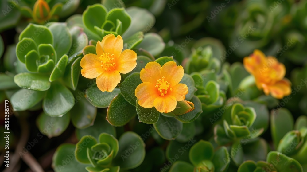 Portulaca grandiflora is a flowering succulent plant that belongs to the Portulacaceae family Portulaca grandiflora is a flowering succulent plant that belongs to the Portulacaceae family