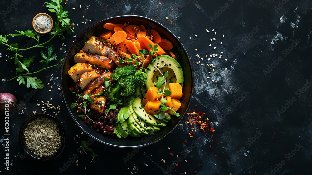 A beautiful bowl of vegetables A beautiful bowl of vegetables
