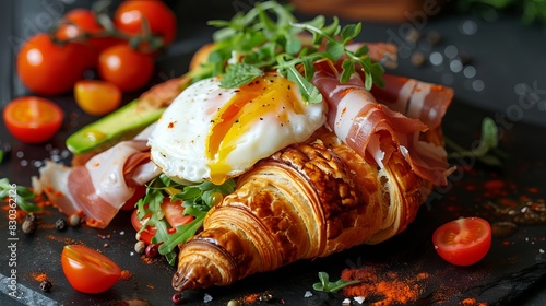 A french style breakfast photo