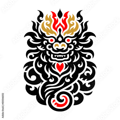 Wallpaper Mural Singo Barong Wayang Jawa Indonesian Mythology Torontodigital.ca