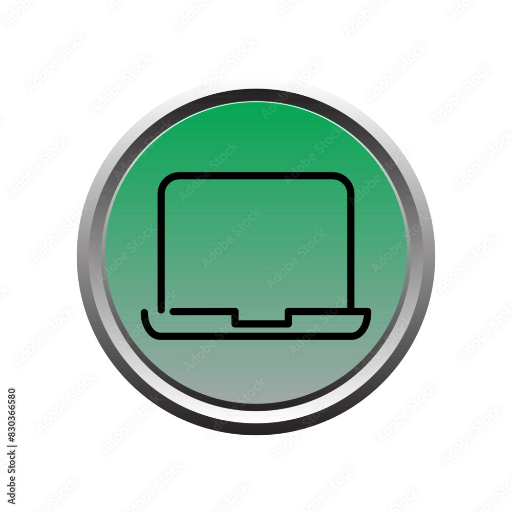 Illustration Vector Graphic of Laptop icon template Illustration Vector Graphic of Laptop icon template