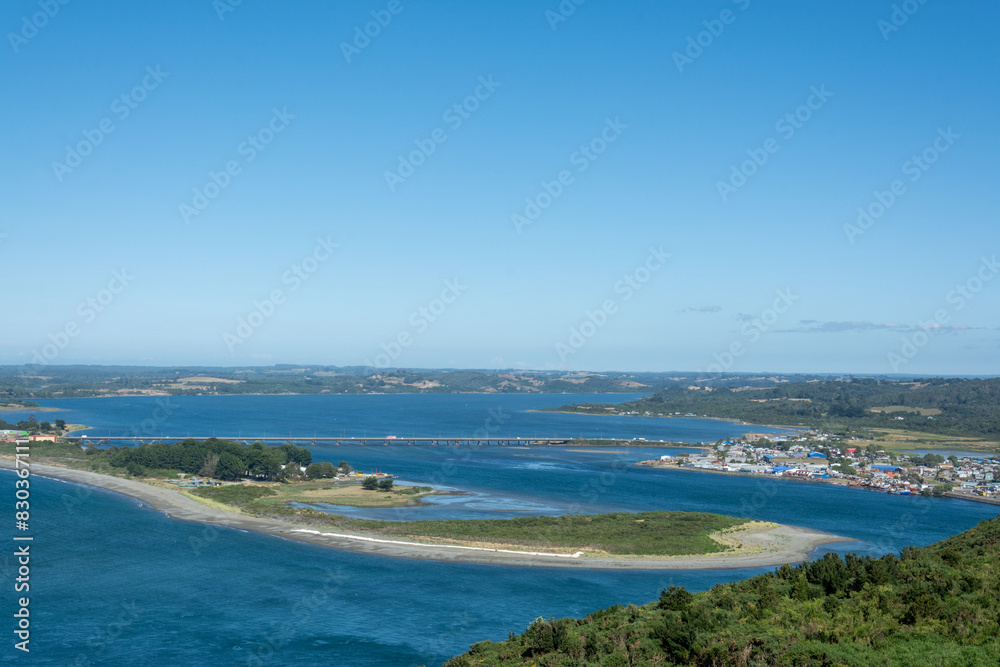 Ciudad de Ancud, Isla Grande de Chiloé, Chile Ciudad de Ancud, Isla Grande de Chiloé, Chile