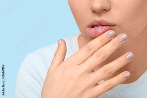 Young woman suffering from ...