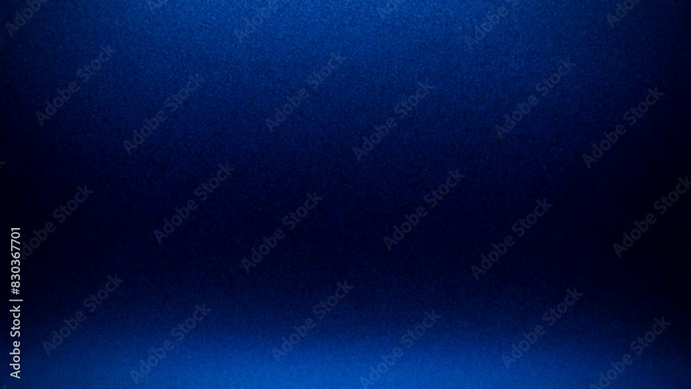 Black blue gradient abstract background with rough grain for loop playback. Dynamic gradient animation with grainy grain on abstract background