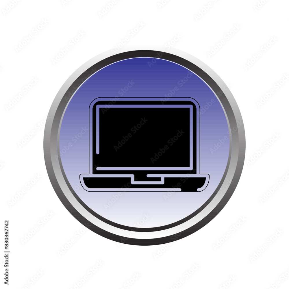 Illustration Vector Graphic of Laptop icon template Illustration Vector Graphic of Laptop icon template
