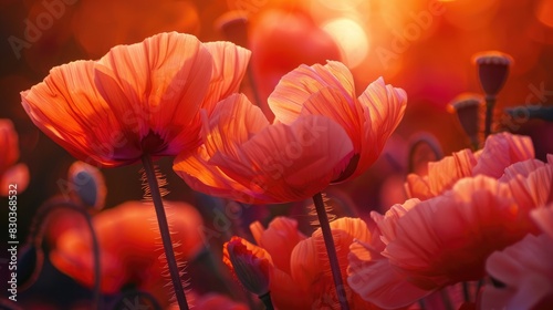 Springtime Poppy Blossoms