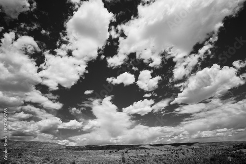 Dramatic cloudscape over the Verde Valley in Arizona photo