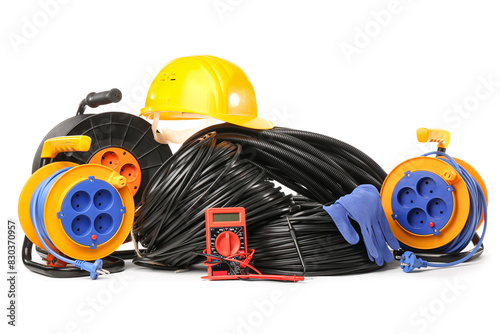 Rolled wires, multimeter, h...