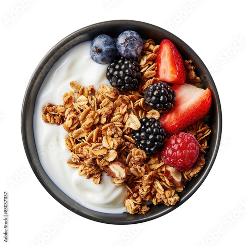 Bowl of Yogurt with Granola...